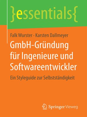 cover image of GmbH-Gründung für Ingenieure und Softwareentwickler